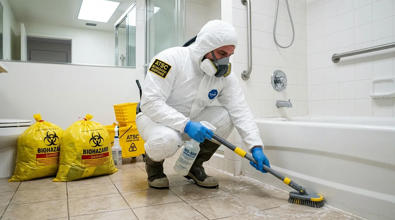 Decontamination equipment deployed for Blood Cleanup in Ellwood City